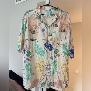 Zara Patterned Button Down